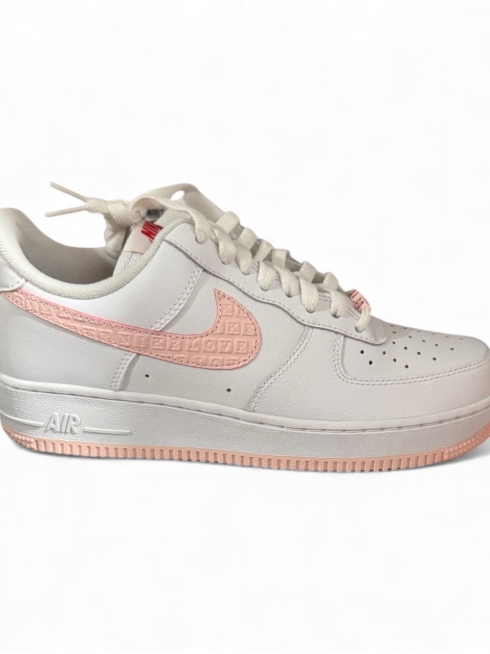 Nike Woman Air Force 1 Valentine’s Day Sz 9
